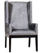 Gray HighBack Alonso Accent Chair