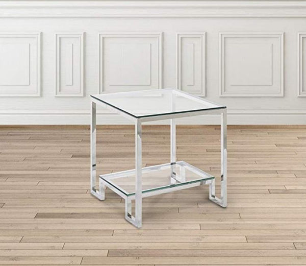 Mingora Stainless Steel Side Table - Chrome or Golden