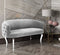 Cancun Chrome Legs & Velvet Upholstered Sofa Loveseat