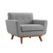 Kingston Mid Century Modern Upholstered Arm Chair