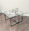 Murrey Square Stainless Steel Chrome Coffee Table