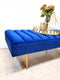 Havana Golden and Velvet Upholstered Bench