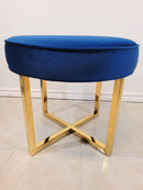 Venus Stainless Steel Golden Legs Stool