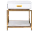 Havana Golden Nightstand / Side Table