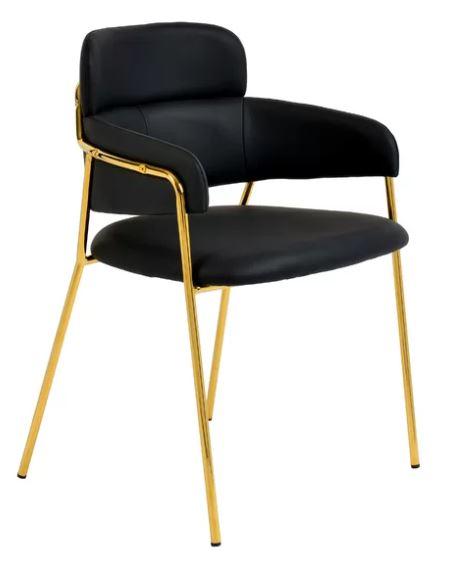 Jett Golden Legs Side/Dining Chair