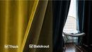 Kraftsmen Blackout Velvet Curtains - Multiple Colours