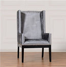 Gray HighBack Alonso Accent Chair