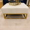 Wellington Beige Golden Upholstry Ottoman