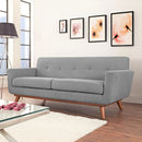 Kingston Mid Century Modern Upholstered Sofa