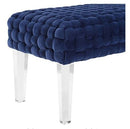 Zermatt Velvet Upholstered Bench