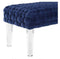 Zermatt Velvet Upholstered Bench