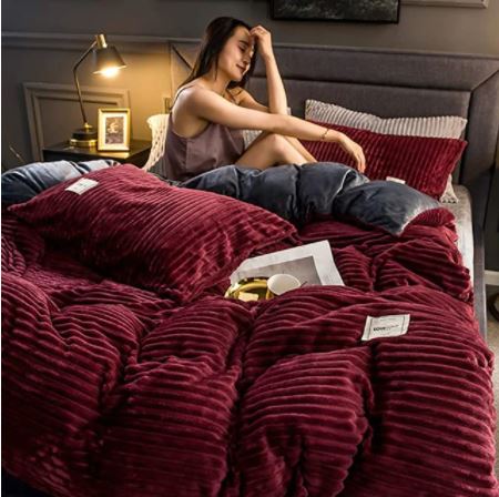 Zermatt Kraftsmen Velvet Duvet Cover -- Multiple Colours & Sizes